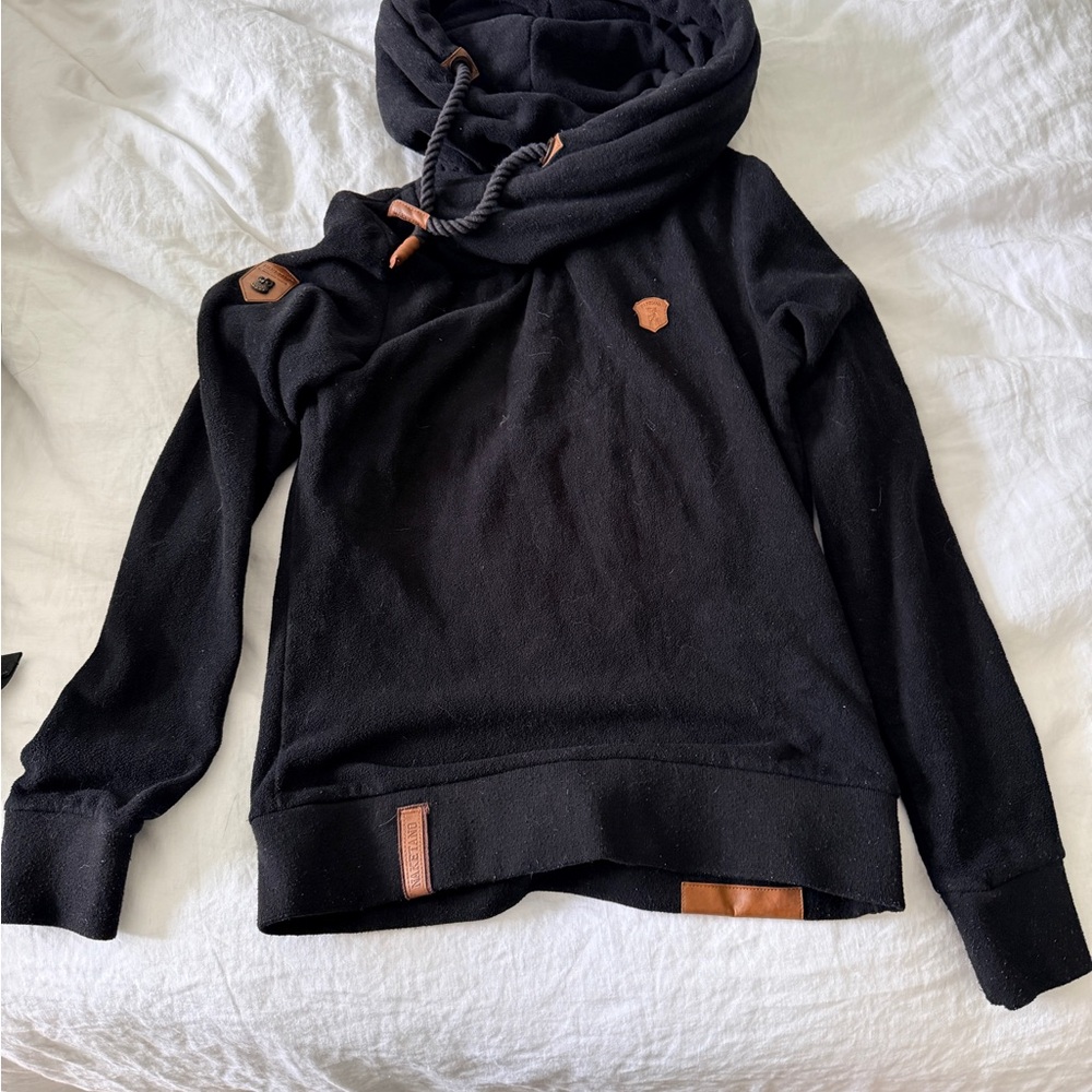 Naketano Fleece Woman’s Black Hoodie